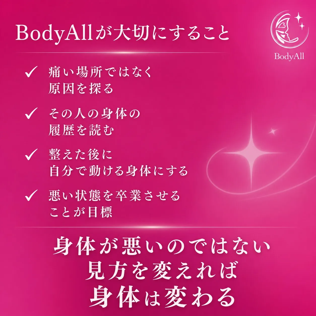 整体に何年も通っているのに、なかなか変わらない。