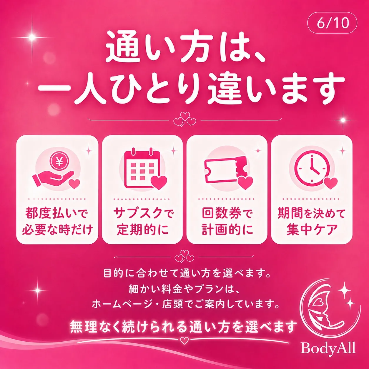 初めてBodyAllをご利用される方へ。